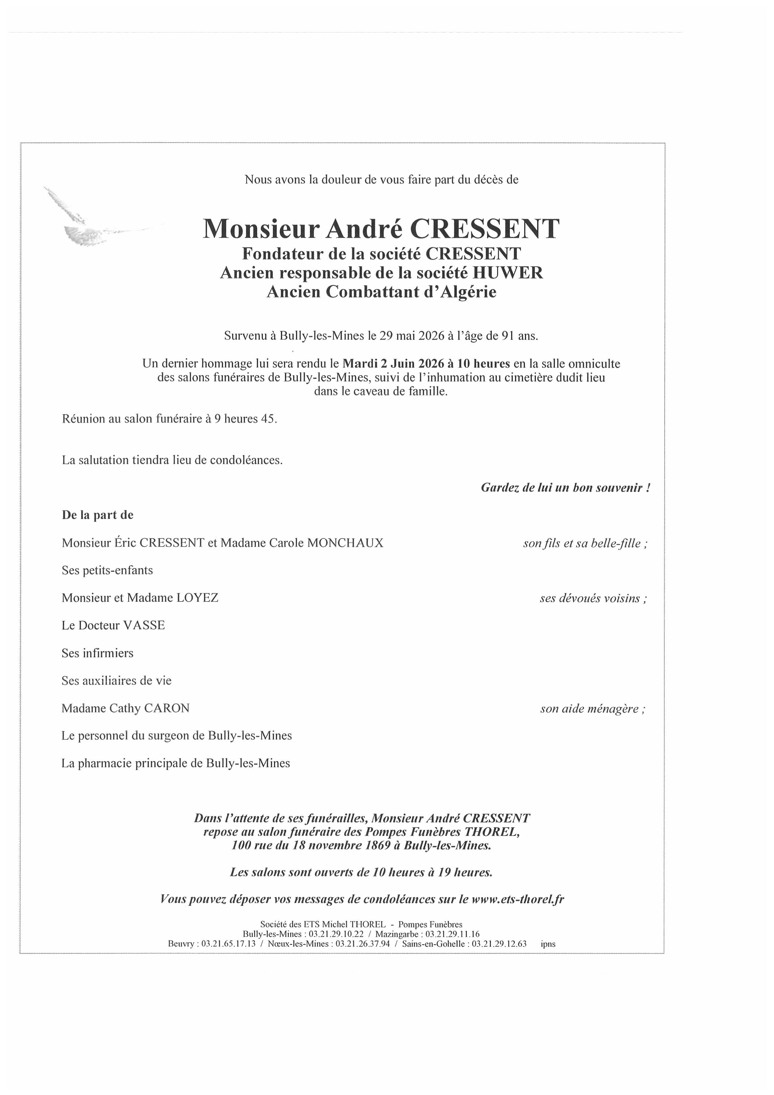 Avis de décès
